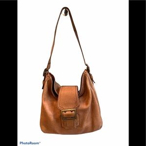 Banana Republic Brown Leather Hobo Purse